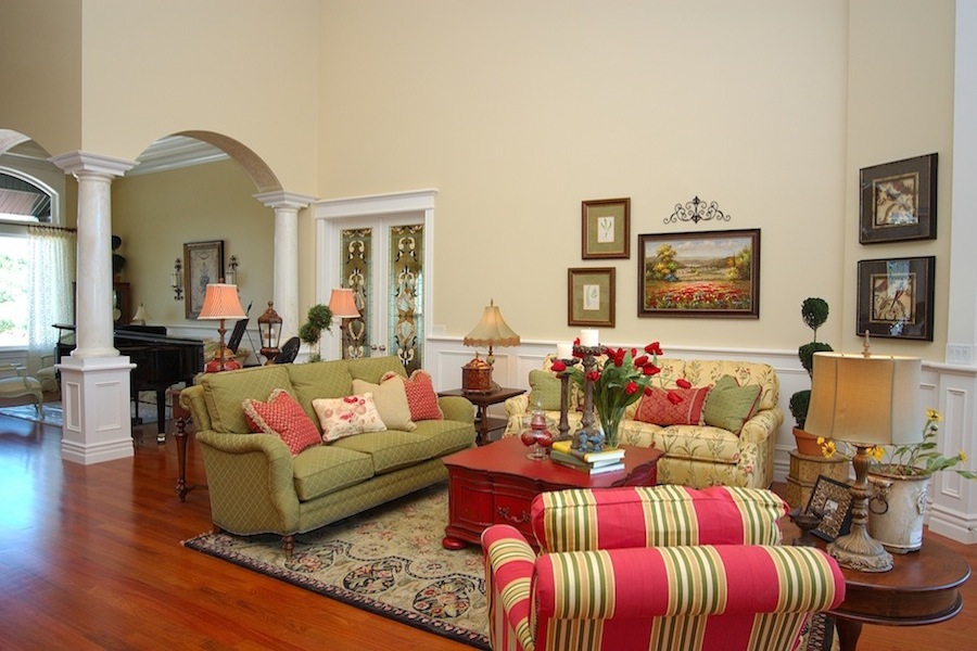 Interior design with couches