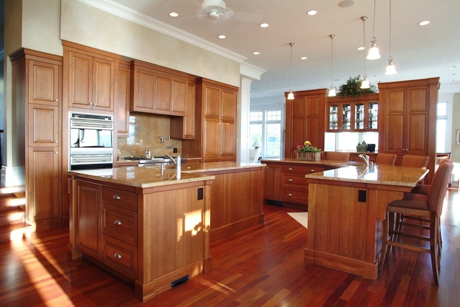 Wood floors and drawers